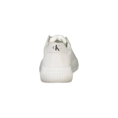 CALVIN KLEIN Women's White Sneakers with Contrast Details