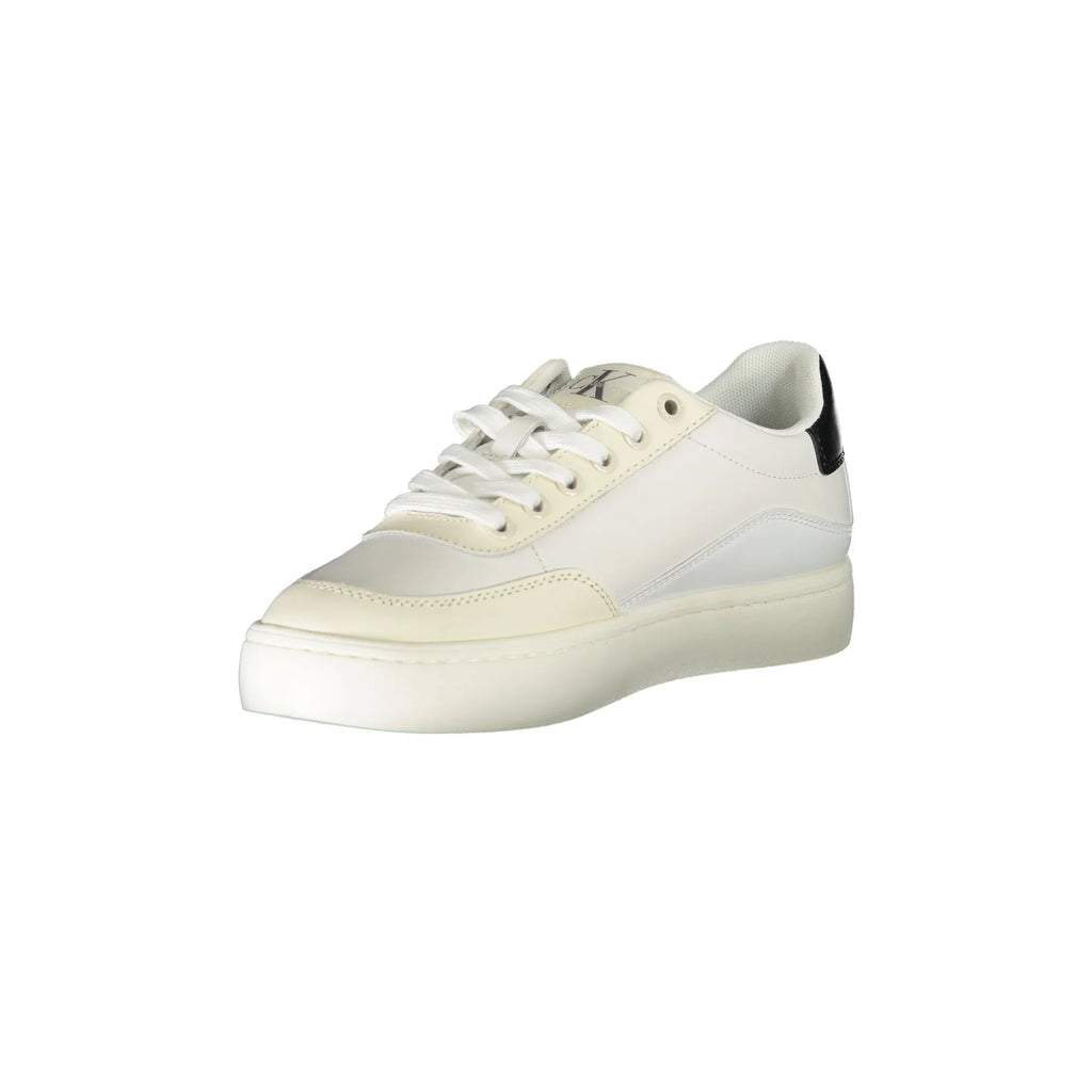 Calvin Klein Sneakers Donna Bianche con Dettagli a Contrasto