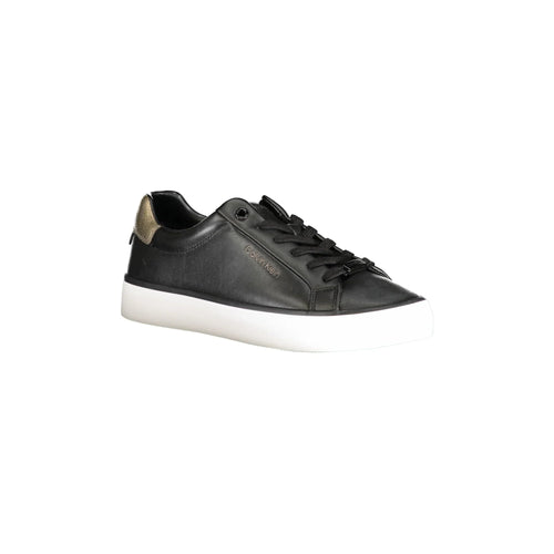 CALVIN KLEIN Women's Black Sneakers with Contrast Details