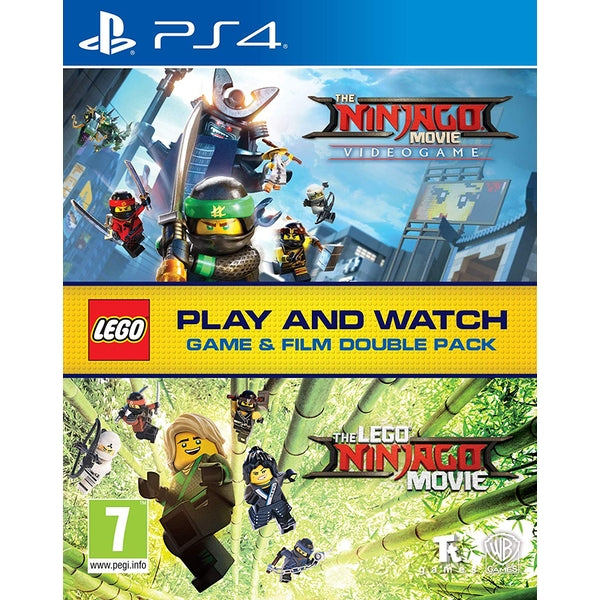 Lego The Ninjago Double Pack Video Game Ps4 + Movie Blu Ray Marvel New