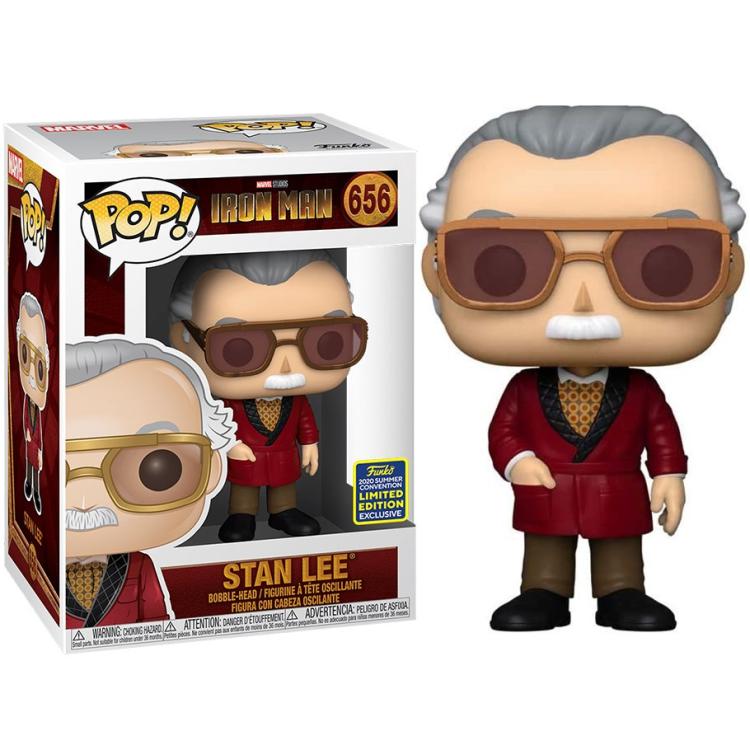 Funko Pop! Iron Man Marvel Icons: Stan Lee (656) Cameo Exclusive Vinyl Figure