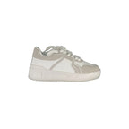 GAELLE PARIS Scarpe Sneakers Donna Bianche con Dettagli a Contrasto