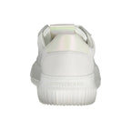 CALVIN KLEIN Scarpe Sneakers Donna Bianche con Dettagli Logo