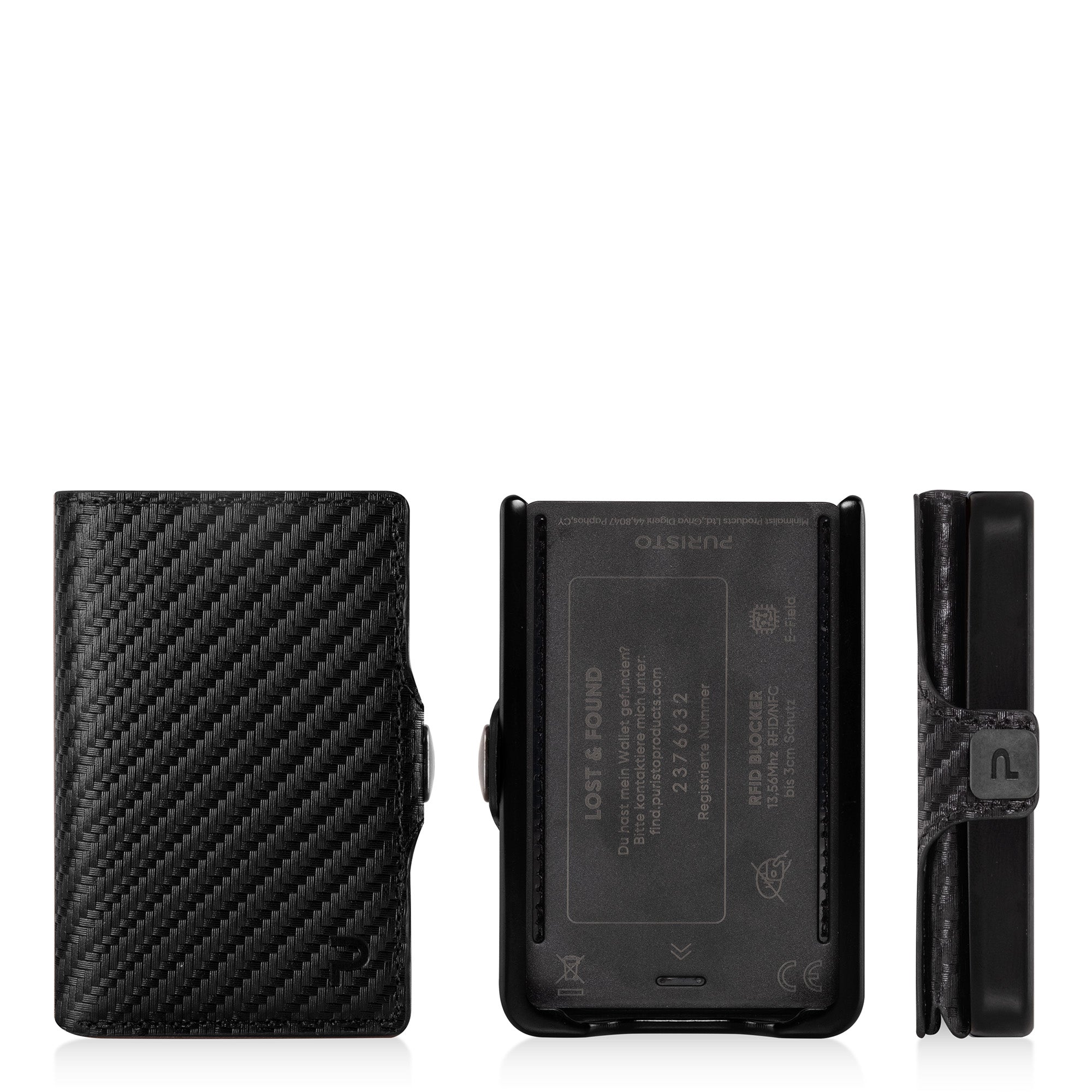 KLIK Mini with coin purse Carbon