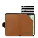 KLIK Minimal SLIM without coin pocket Mirum Cognac