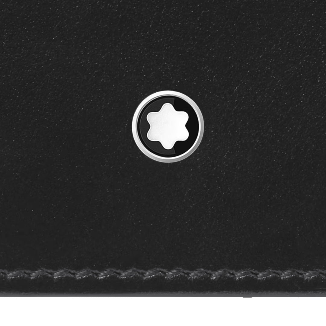 Montblanc Meisterstuck 6-compartment wallet with 2 view pockets black 198314