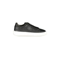 BLAUER Men's Black Athletic Shoes with Logo Applique