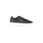 BLAUER Men's Black Athletic Shoes with Logo Applique