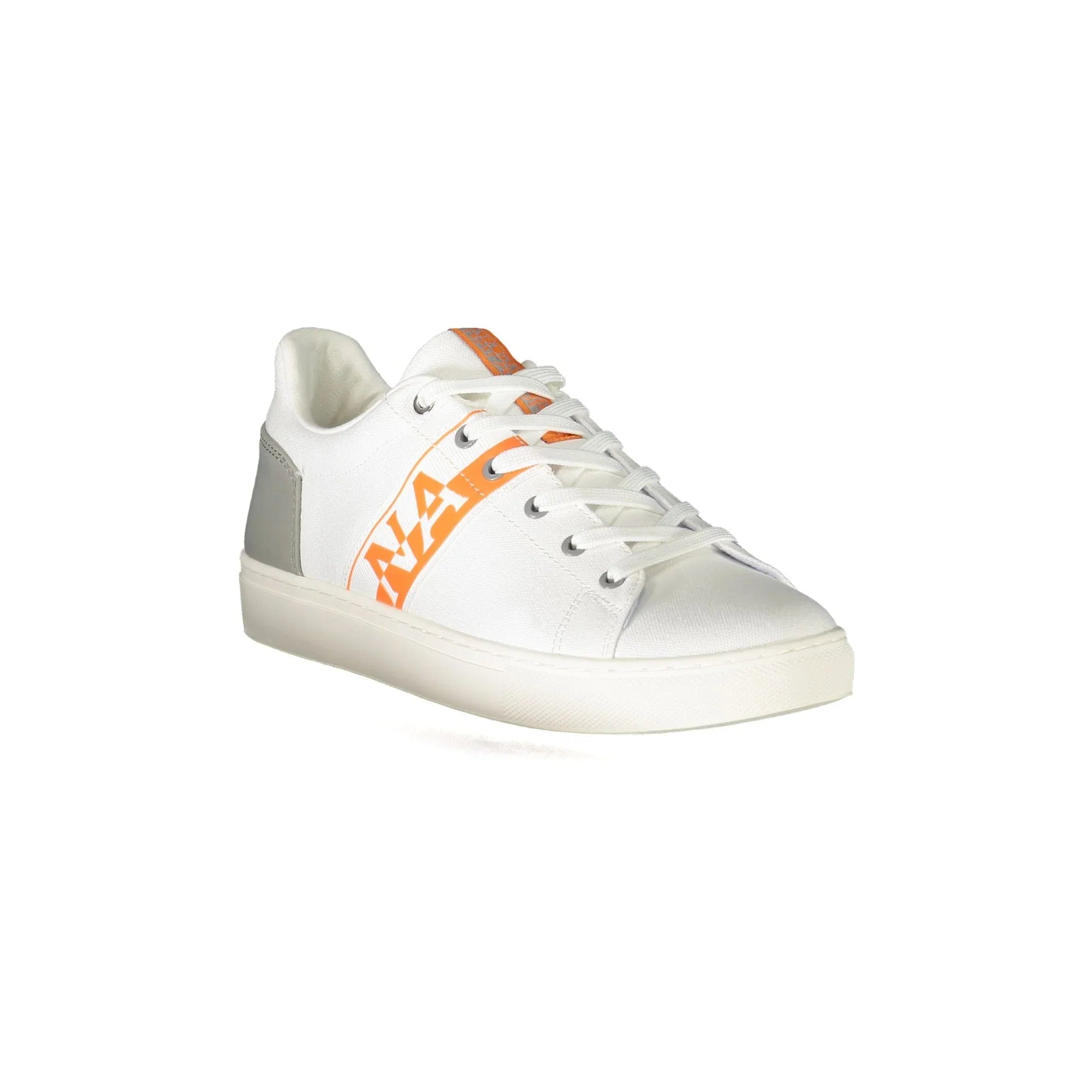 NAPAPIJRI SHOES Men's White Sneakers with Contrast Details