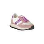 BLAUER Women's White Athletic Shoes with Contrast Details