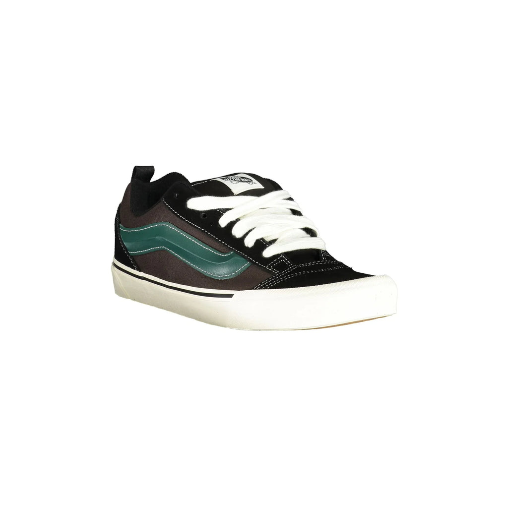 VANS Scarpe Sneakers Uomo Nere Knu Skool con Dettagli Verdi