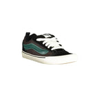 VANS Scarpe Sneakers Uomo Nere Knu Skool con Dettagli Verdi