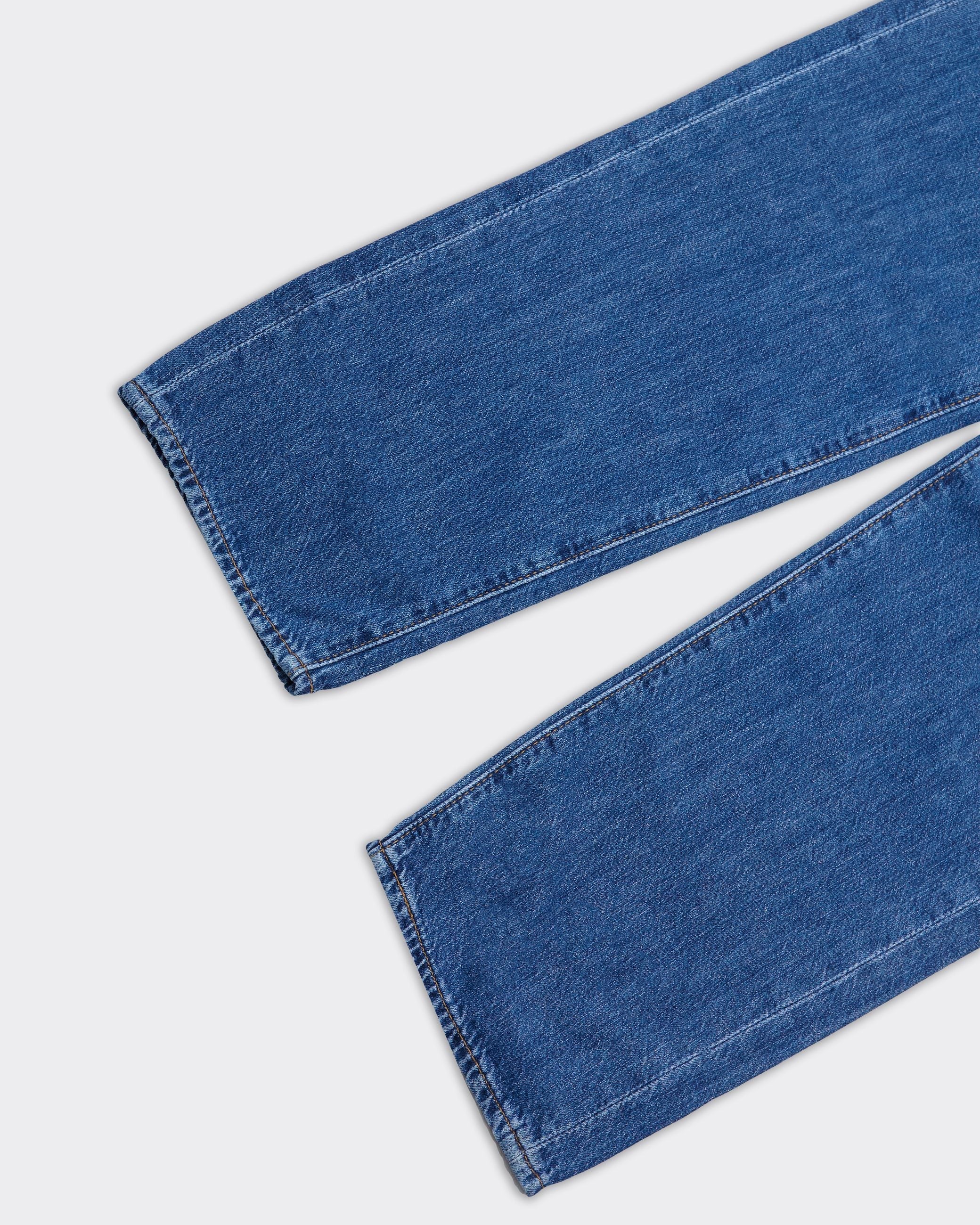Jeans Loose 568 Straight 'Tailored Scholar' Med Indigo