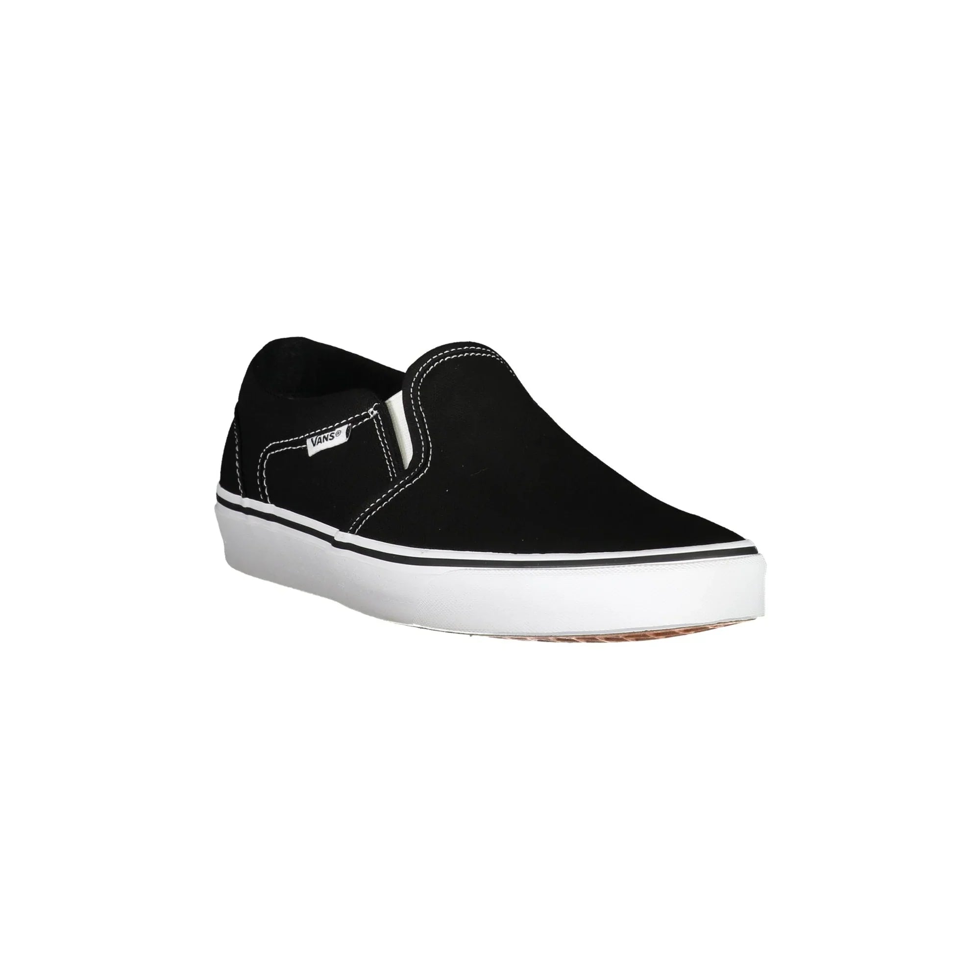 VANS Men's Black Sports Shoes with Contrast Sole