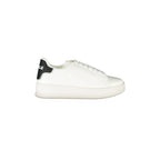 GAELLE PARIS Scarpe Sneakers Uomo Bianche con Dettagli a Contrasto