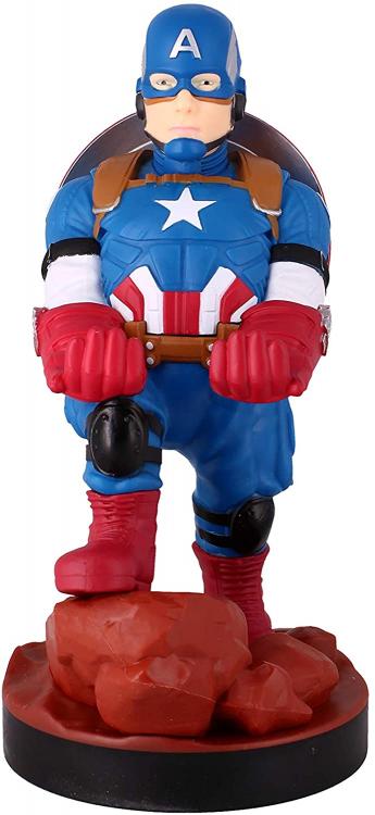 Cable Guys - Marvel (Captain America) Smartphone and Gaming Controller Holder Figure