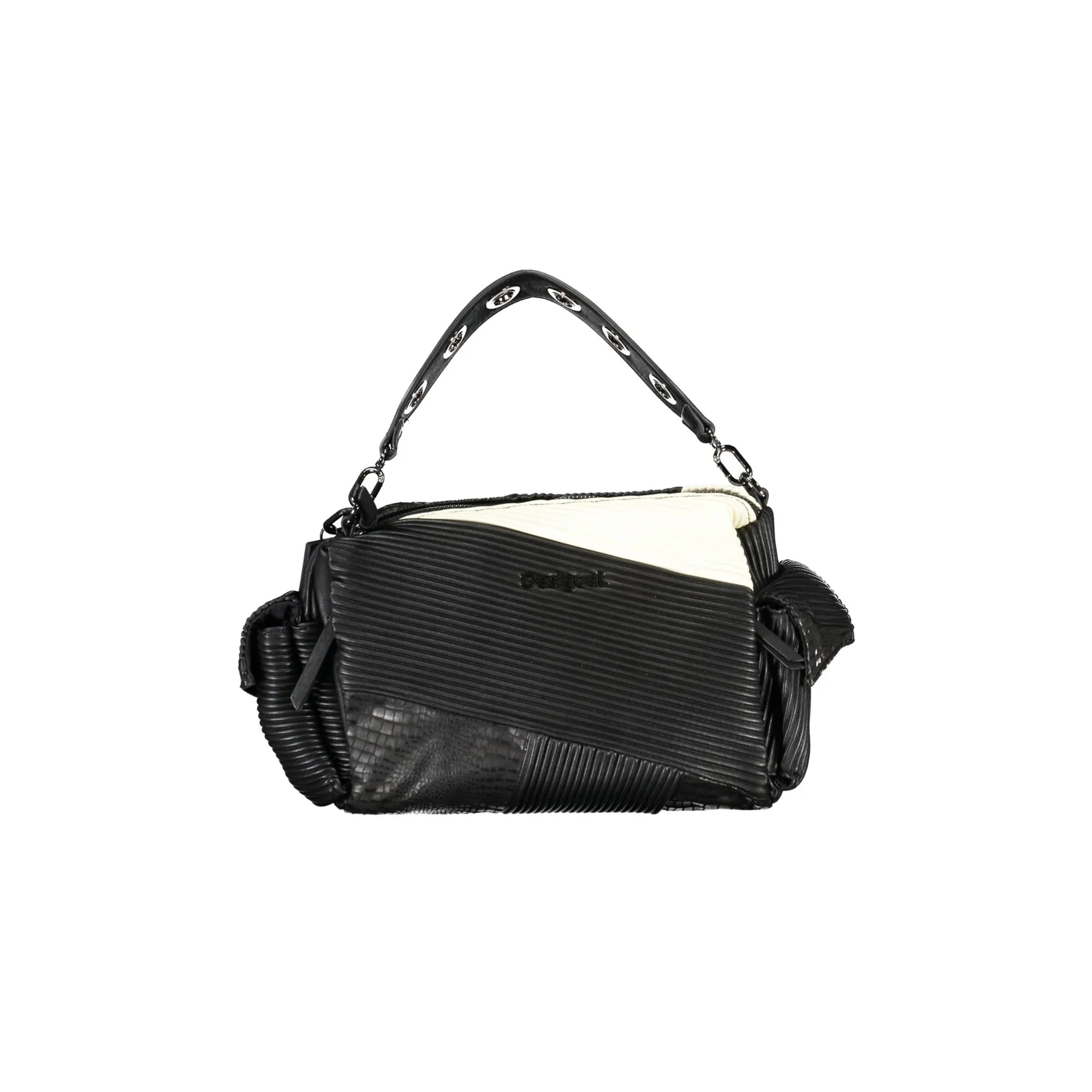DESIGUAL Women's Black Shoulder Bag with Removable Shoulder Strap