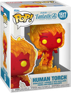 Funko Pop! Marvel Studios Fantastic 4 - (1517) Human Torch Vinyl Figure 9cm