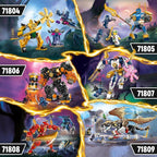 Lego Ninjago Mech Elemento Tech Di Sora 71807 + 2 Mini Figure Costruzione 209Pz