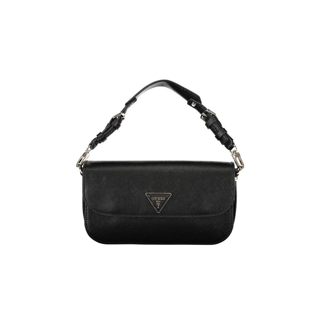 GUESS JEANS Women's BRYNLEE Black Bag with Adjustable Shoulder Strap
