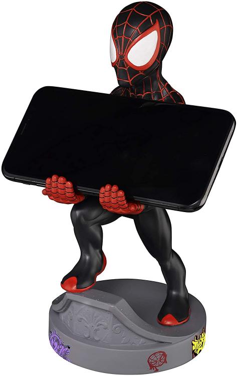Cable Guys (Spiderman Miles Morales) Marvel Smartphone Controller Holder Figure