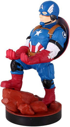 Cable Guys - Marvel (Captain America) Smartphone and Gaming Controller Holder Figure