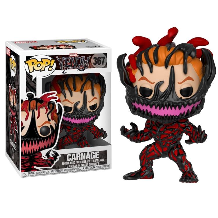 Funko Pop! Marvel Venom - (367) Carnage Figure Cletus Kasady Venomized 9Cm