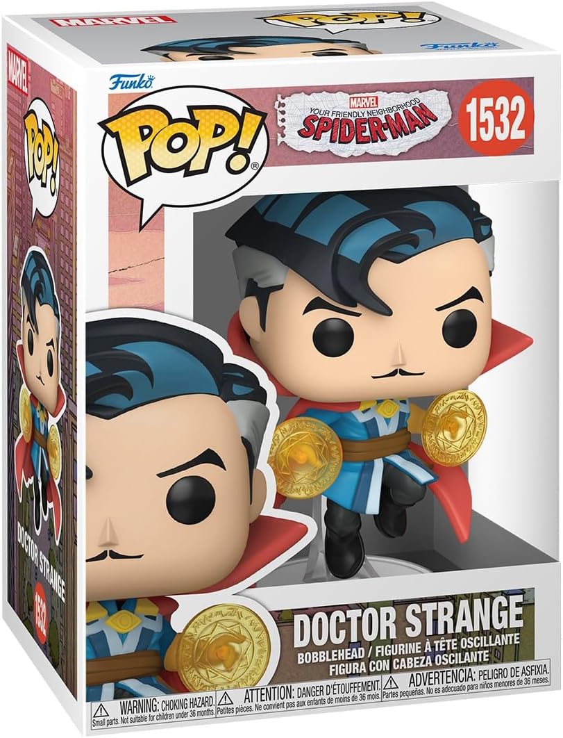 Funko Pop! Marvel - Spider-Man Neighborhood (1532) Doctor Strange Vinyl Figure 9cm