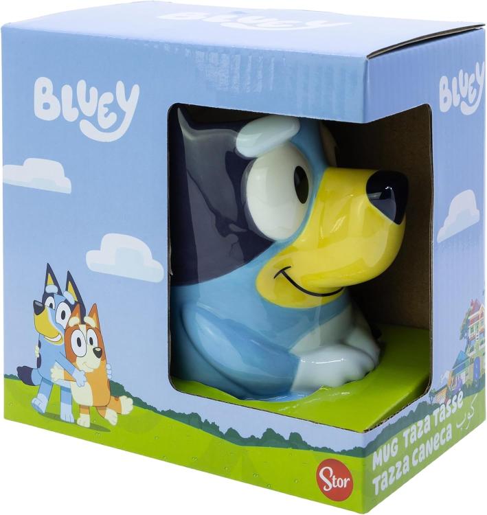 Stor Bluey - 3D Ceramic Mug 385ml For Coffee Tea Herbal Tea Hot Chocolate