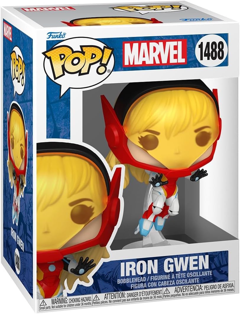 Funko Pop! Marvel - Gwen (1488) Iron Gwen Vinyl Figure 9cm