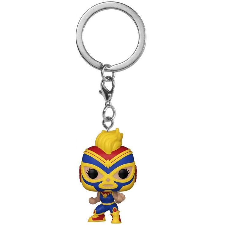 Funko Key! Rocket - Marvel Lucha Libre Edition - La Estrella Cosmica Figure 4Cm