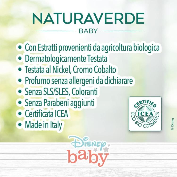 Naturaverde Disney Baby Box Set with Cleanser 200ml, Cream 100ml & Kneepad