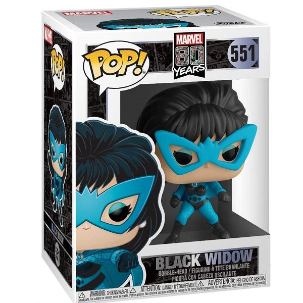 Funko Pop Marvel 80Years 551 Black Widow Alianovna Romanova Vinyl Figure Statue