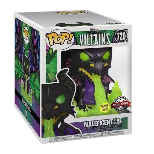 Funko Pop! Disney Villains (720) Maleficent As The Dragon Special G.I.T.D. 15cm