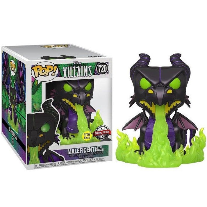 Funko Pop! Disney Villains (720) Maleficent As The Dragon Special G.I.T.D. 15cm