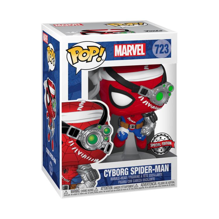 Funko Pop! Marvel (723) Cyborg Spider-Man Special Edition Vinyl 9cm Figure