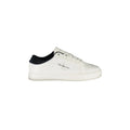 CALVIN KLEIN Scarpe Sneakers Uomo Bianche con Dettagli Blu