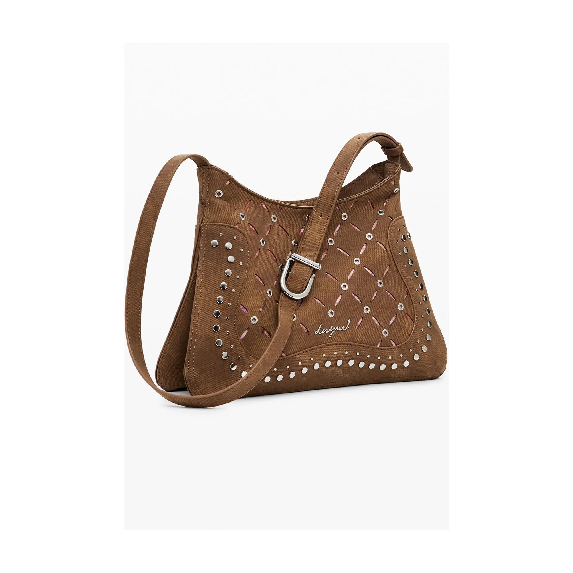 DESIGUAL Women's Yankee Manaos Studded Crossbody Bag