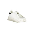 GAELLE PARIS Scarpe Sneakers Uomo Bianche con Dettagli a Contrasto