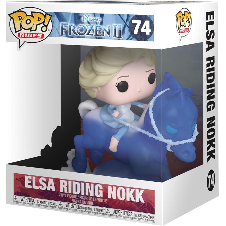 Funko Pop! Disney Frozen II - (74) Elsa Riding Nokk Vinyl Figure 15cm Statue