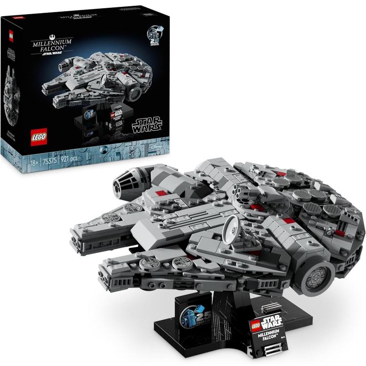Lego - Star Wars 75375 (Millennium Falcon) 921 Pieces Disney - 25th Anniversary 18+