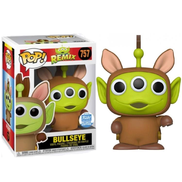 Funko Pop! Pixar Disney Remix (757) Alien As Bullseye Limited Edition Figure 9cm