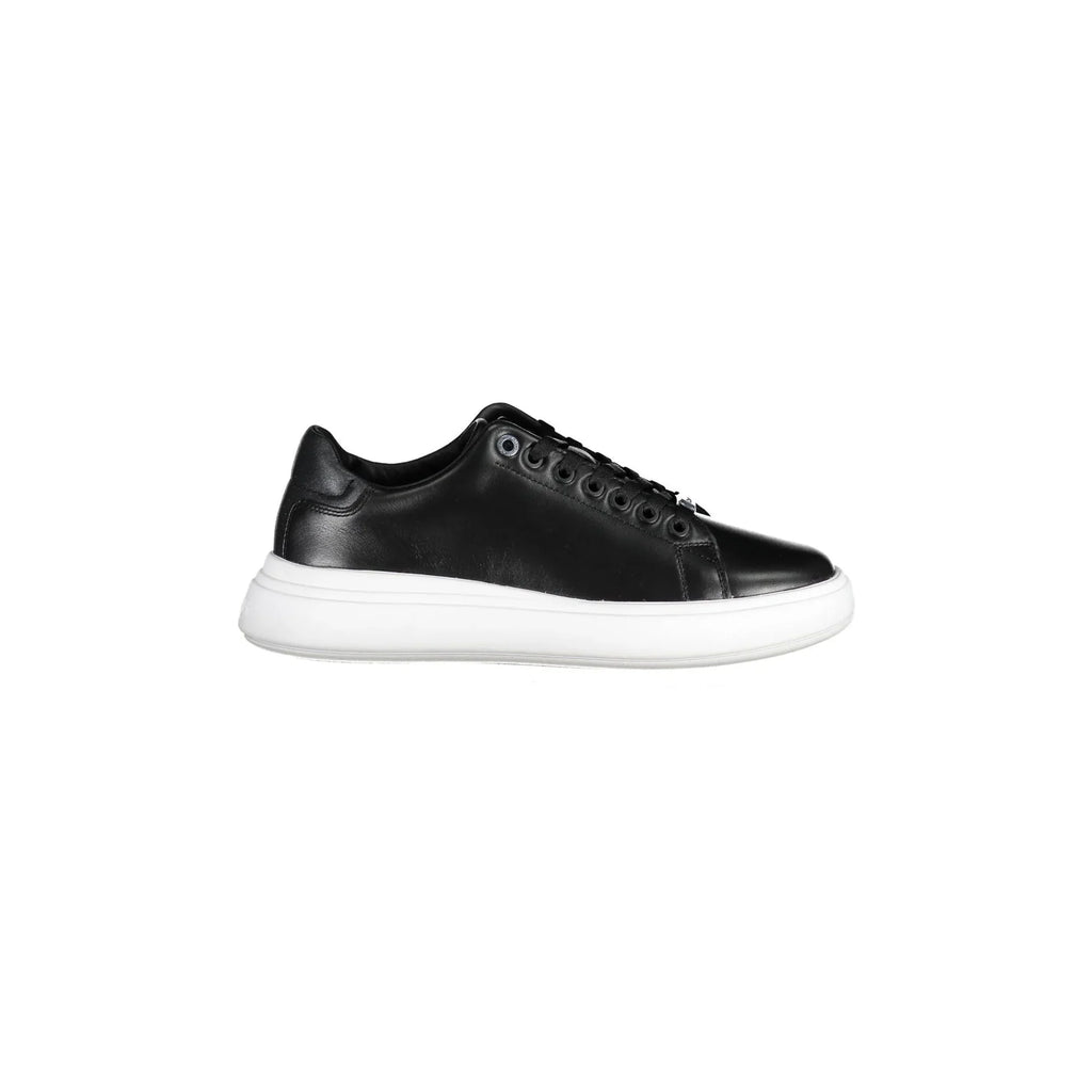 CALVIN KLEIN Scarpe Sneakers Donna Nere con Dettagli a Contrasto