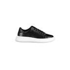 CALVIN KLEIN Scarpe Sneakers Donna Nere con Dettagli a Contrasto