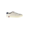 CALVIN KLEIN Scarpe Sneakers Uomo Bianche con Dettagli a Contrasto e Logo