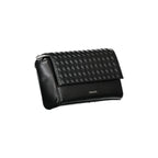 Calvin Klein Women's Black Crossbody Bag with Chain and Contrast Details