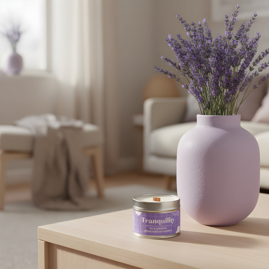 Candle Tranquility | lavender, vanilla & amber