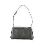 CALVIN KLEIN Women's Black Shoulder Bag with Snap Closure