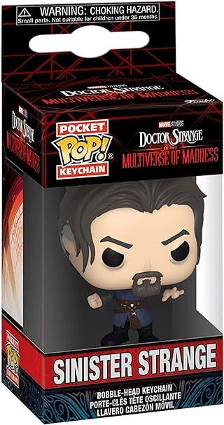 Funko Pop! Keychain Pocket Marvel Doctor Strange (Sinister Strange) Keychain