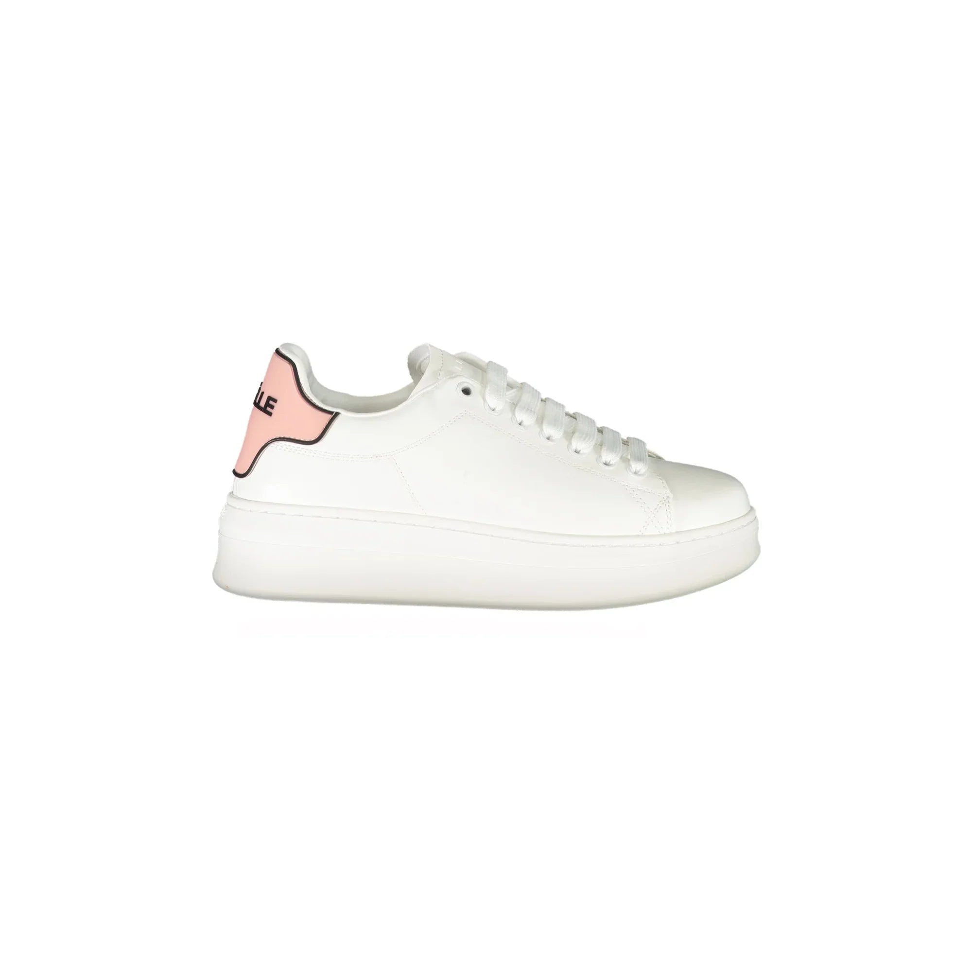 GAELLE PARIS Women's Pink Sneakers with Contrast Details